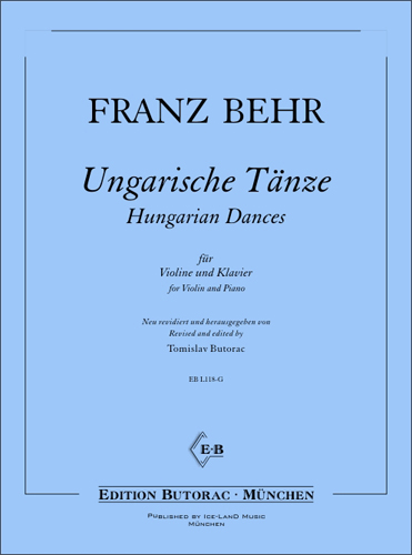 Cover - Franz Behr, Ungarische T�nze